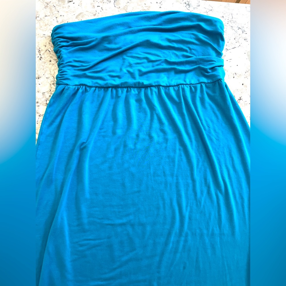 strapless maxi